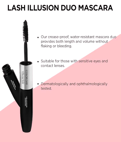 COLORBAR LASH ILLUSION MASCARA DUO 2IN1