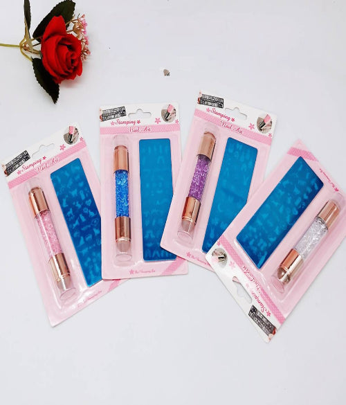 Nail Art Stamping Kit FOR ALL TYPES OF NAILS