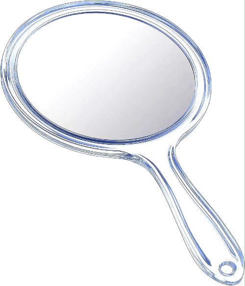 Hand Mirror Double-Sided Handheld Mirror