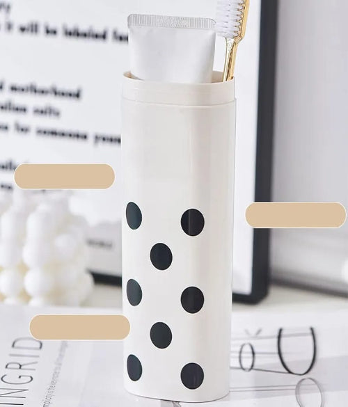 Travel Toothbrush Cup multiple compartments