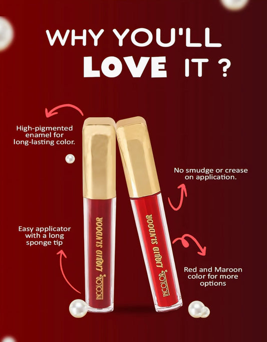 Incolor Liquid Velvet Matte Finish Sindoor
