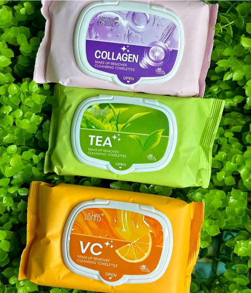 USHAS MAKE-UP REMOVER CLEANSING TOWELETTES