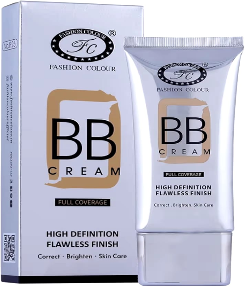FASHION COLOR BB CREAM FULL COVERAGE HIGH DEFINITION FLAWLESS FINISH