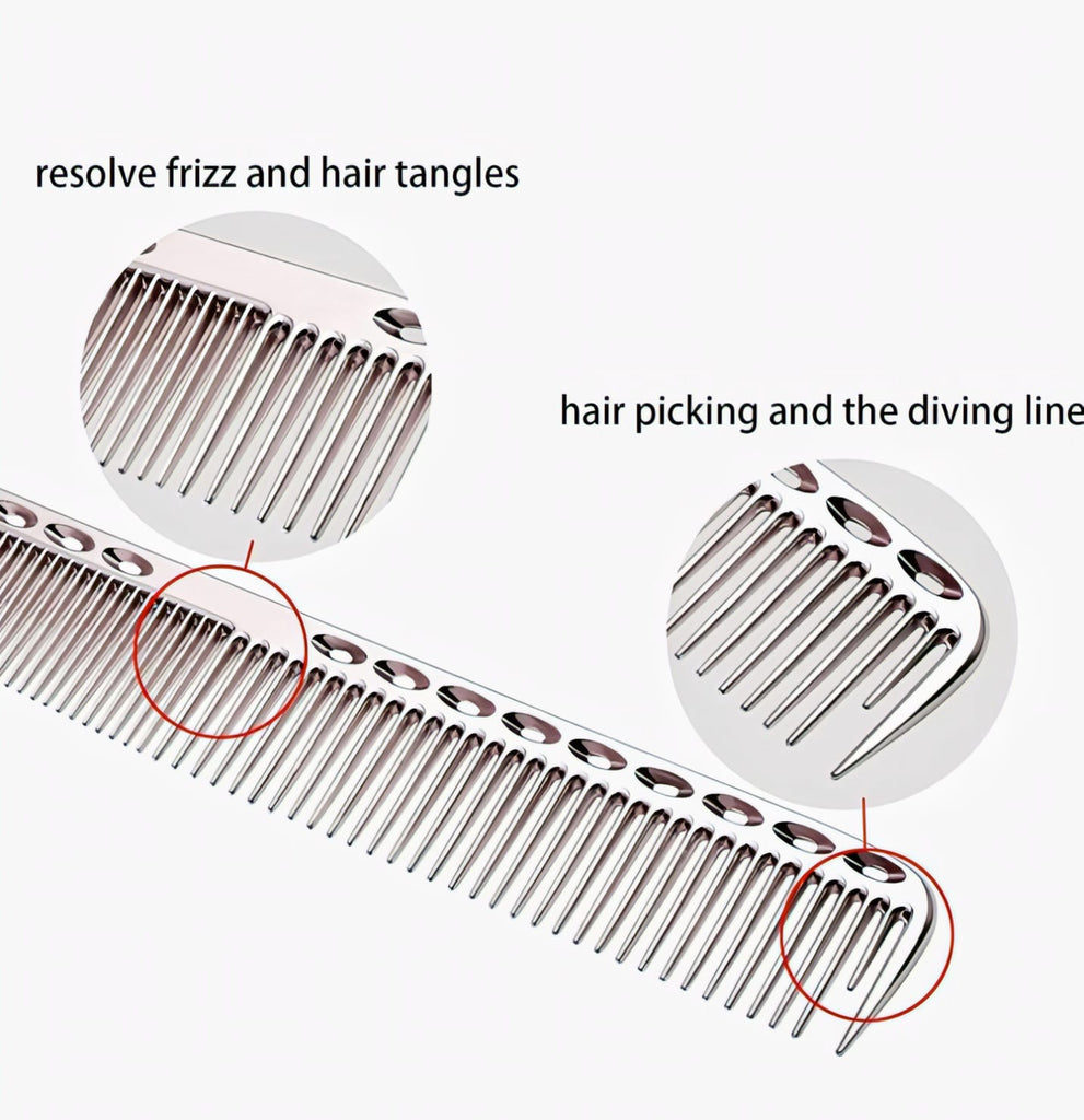 Stainless Steel Hair Comb Metal Comb
