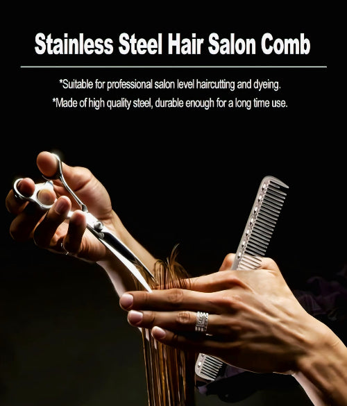 Stainless Steel Hair Comb Metal Comb