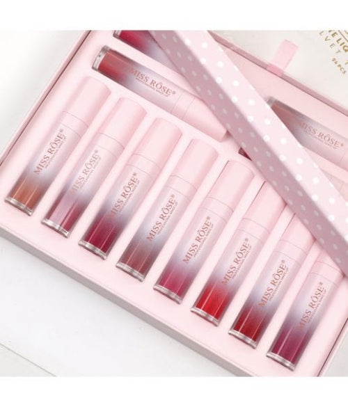 MISS ROSE Matte Liquid Lipstick Set – 24 PCS