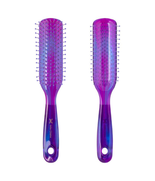 MISS CLAIRE FLAT HAIR BRUSH PURPLE