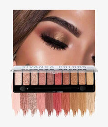 10 Color Eye Shadow Makeup Series – Luxury Wet Matte Palette