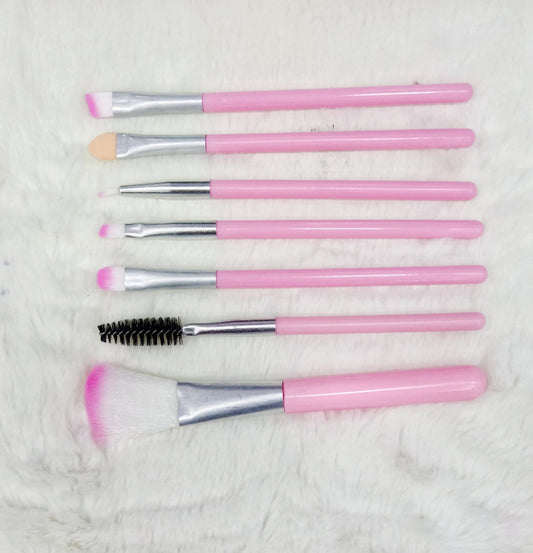 Hello Kitty Make-Up Brush Set 7 Pcs With Mini Case
