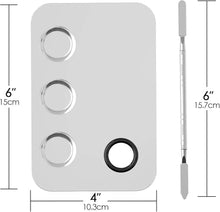 Stainless Steel Mental Mixing Tray with Artist Tool for Art Painting