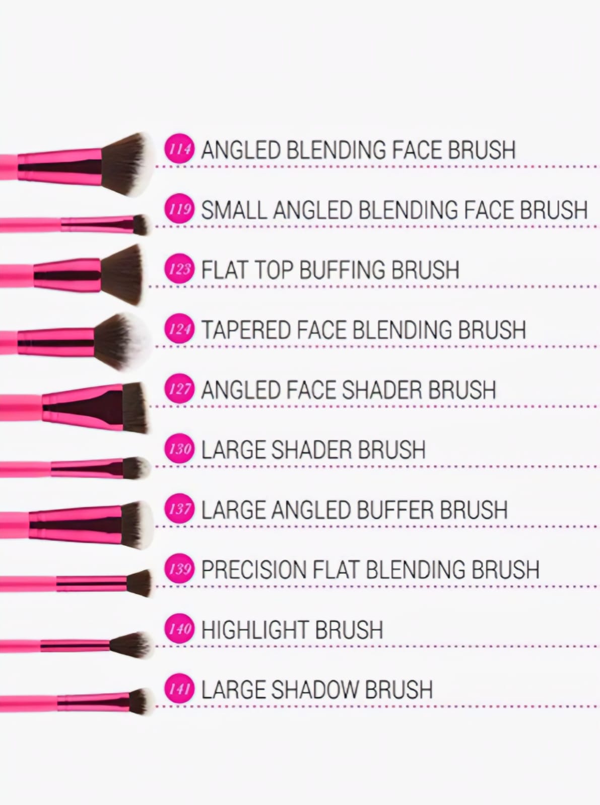 BH Cosmetics Sculpt and Blend Brush Set 10 Piece