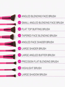 BH Cosmetics Sculpt and Blend Brush Set 10 Piece