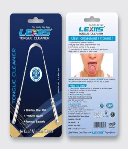 LEXIIS Steel & Copper Tongue Cleaner
