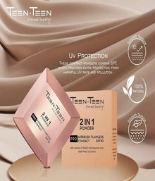 TEEN.TEEN 2-in-1 Powder PRO Airbrush Flawless Full Coverage Compact