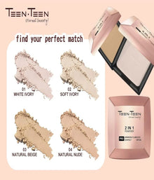 TEEN.TEEN 2-in-1 Powder PRO Airbrush Flawless Full Coverage Compact