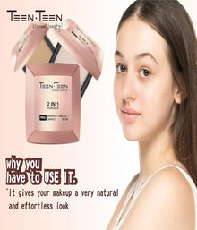 TEEN.TEEN 2-in-1 Powder PRO Airbrush Flawless Full Coverage Compact