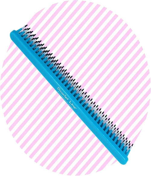 SCARLET LINE THREE ROW HAIR COMB