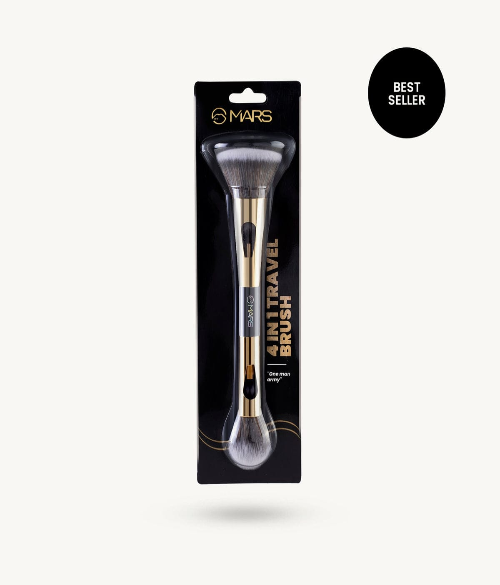 MARS 4IN1 TRAVEL BRUSH ( FOUNDATION, POWDER, EYESHADOW BRUSH )