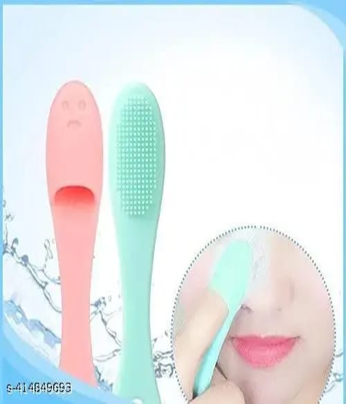 Soft Silicone Manual Facial Cleansing Brushes, Face Scrubber
