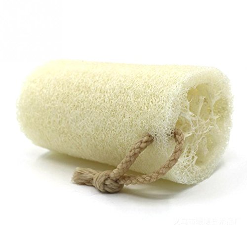 Natural Soft Fibre Bath Loofah with Rope and Handle