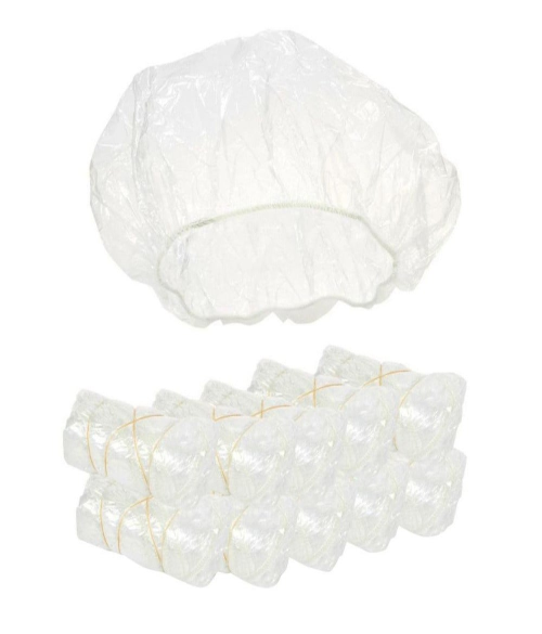 100 PCS DISPOSABLE SHOWER CAP