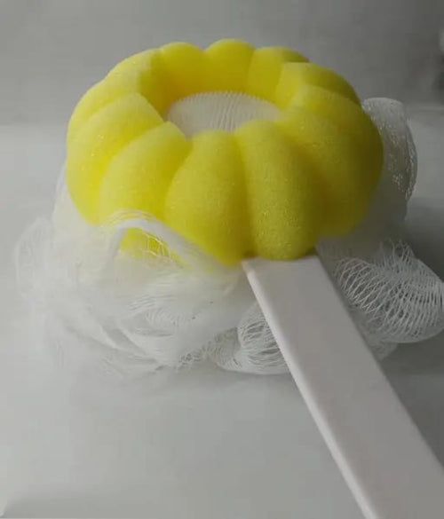 Handle Bath Brush Shower Body Brush with Bristles &  Loofah