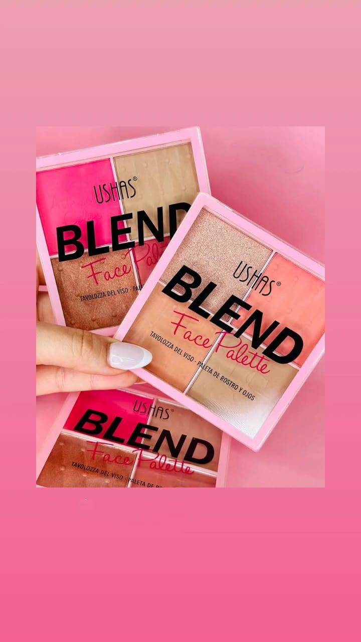 USHAS Blend Face Palette all-in-one glow-up essential