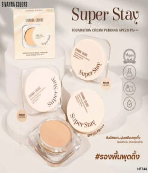 Sivanna Colors Super Stay Matte Mousse Foundation Cream Pudding SPF20+++