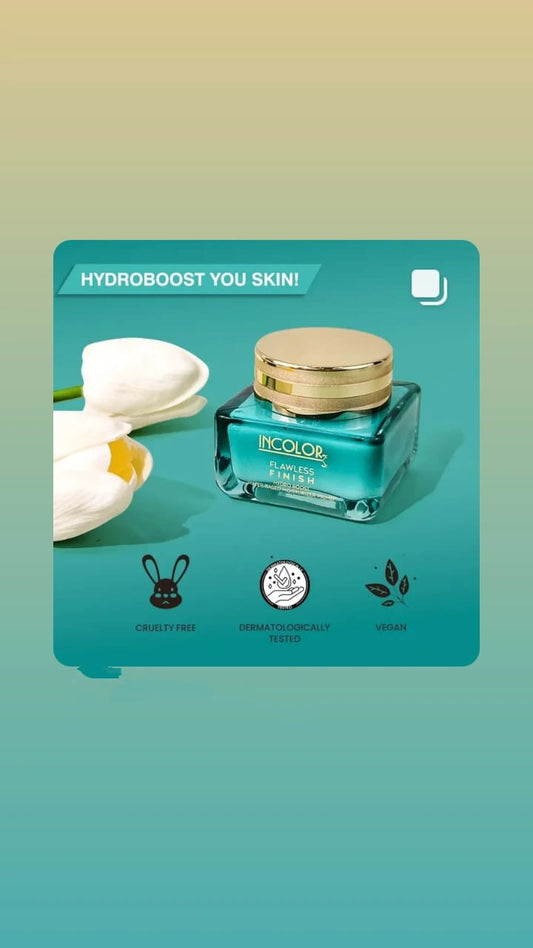 INCOLOR Flawless Finish Hydro Boost Water-Based Moisturizer Primer