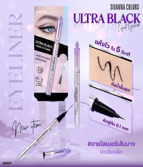 Sivanna Colors Ultra Black Liquid Eyeliner!