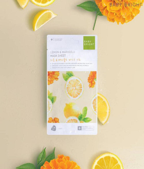 Baby Bright Lemon &  Marigold Essence Mask Sheet