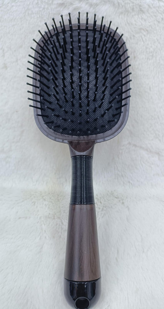Wooden Cushion Hair Brush with Bamboo Pins