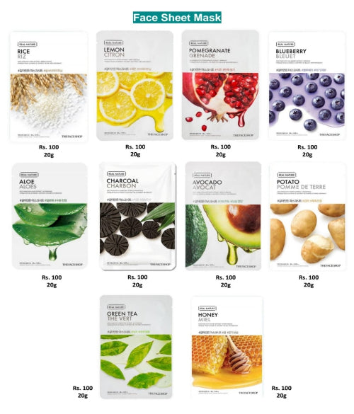 The Face Shop Real Nature Charcoal Face Mask – 20 ml