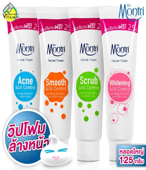 Dr. Montri Facial Foam Whitening &  Oil Control