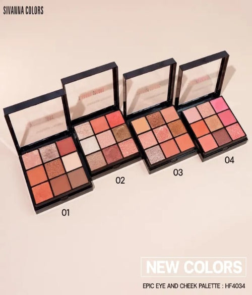 Sivanna Colors Epic Eye and Cheek Palette