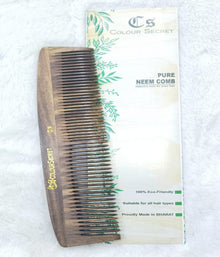 CS Colour Sec 100% Pure & Natural Neem Wood Comb 03