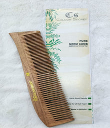 CS Colour Sec 100% Pure &amp; Natural Neem Wood Comb NO.05