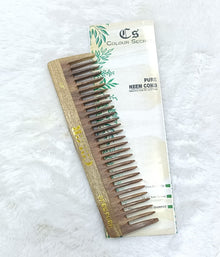 CS Colour Sec Neem Wooden Comb No.07