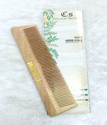 CS Colour Sec Neem Wooden Comb No.21