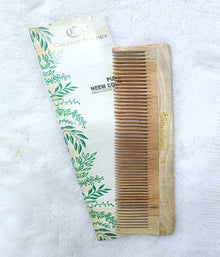 CS Colour Sec Handmade Neem Wooden Comb No. 06 !