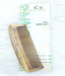 CS Colour Sec Handmade Neem Wooden Comb No. 09!