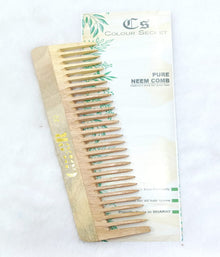 Natural Neem Wooden Comb No. 22