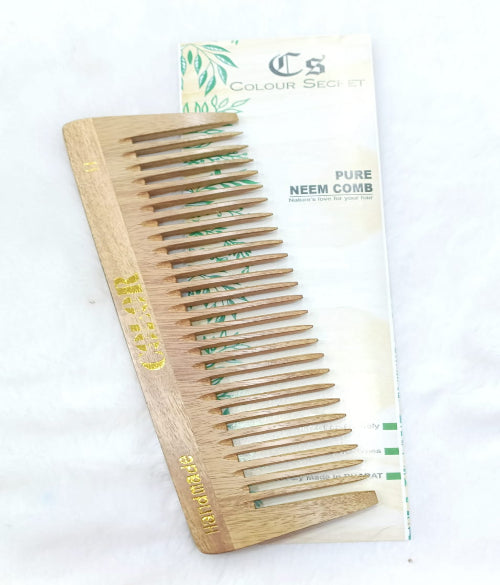 Natural Neem Wooden Comb No. 11