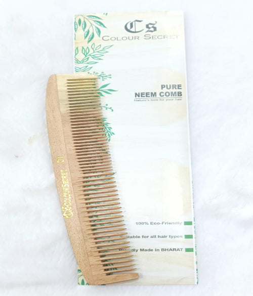 Natural Neem Wooden Comb No. 01