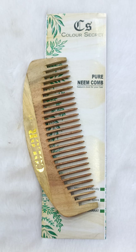 Natural Neem Wooden Comb No. 17