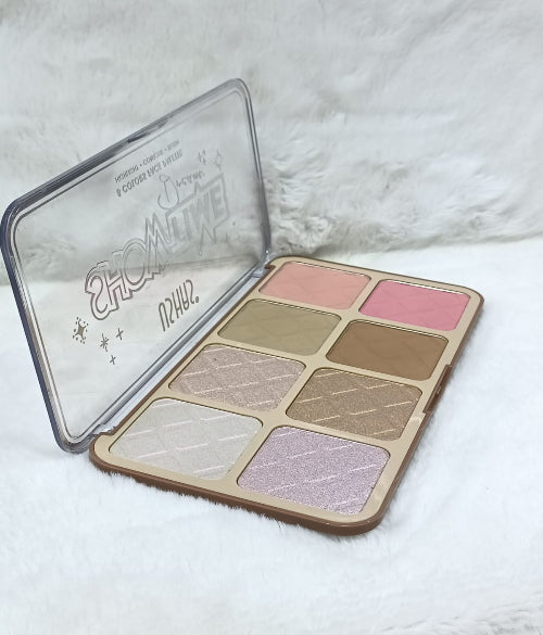 USHAS Showtime Dream 8 Colors Face Palette