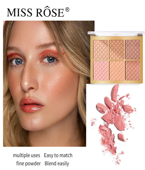 Miss Rose 6 Color Square Face Kit