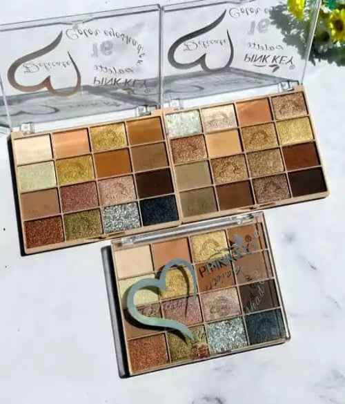 Pink Key Delicate 16 Color Eyeshadow Palette