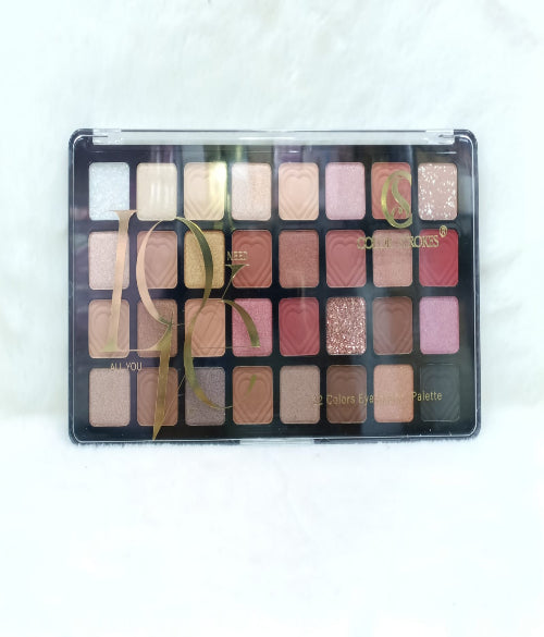 Color Strokes 32 Colors Eyeshadow Palette