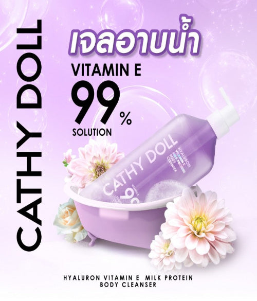 Cathy Doll Hyaluronic Vitamin E Milk Protein Body Cleanser 520ml